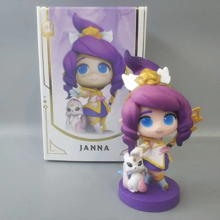 5 шт./компл. мультяшная аниме экшн фигурка Magic Girls Jinx Lux LuLu Janna Q версия модели
