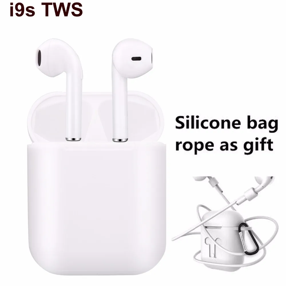 Mini i9S TWS Bluetooth Headset Twins with Charging Box Wireless Handsfree Stereo Microphone Universal Headphones | Электроника