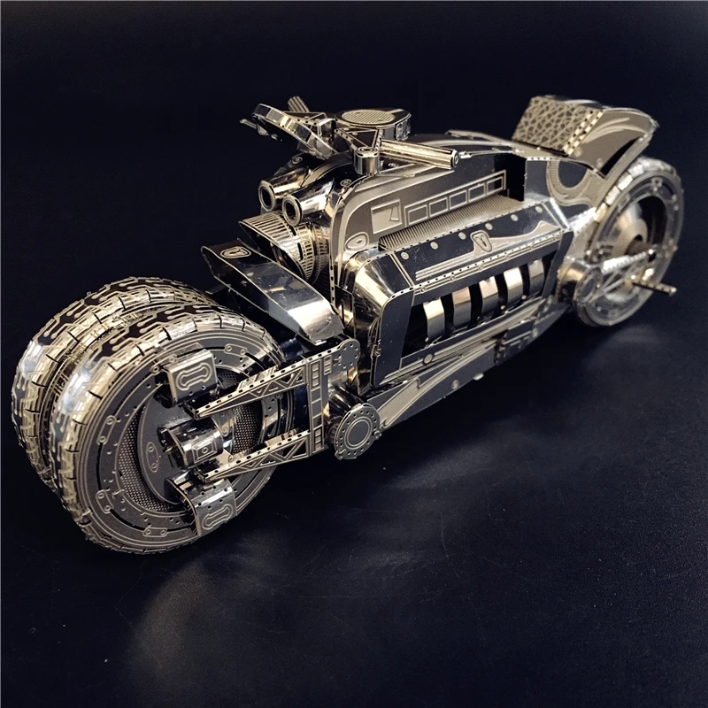 

1/48 Scale Model 3D Metal Battle Axe Concept Motorcycle Jigsaw Toy DIY Hobby Puzzle Toys For Children Free Shipping