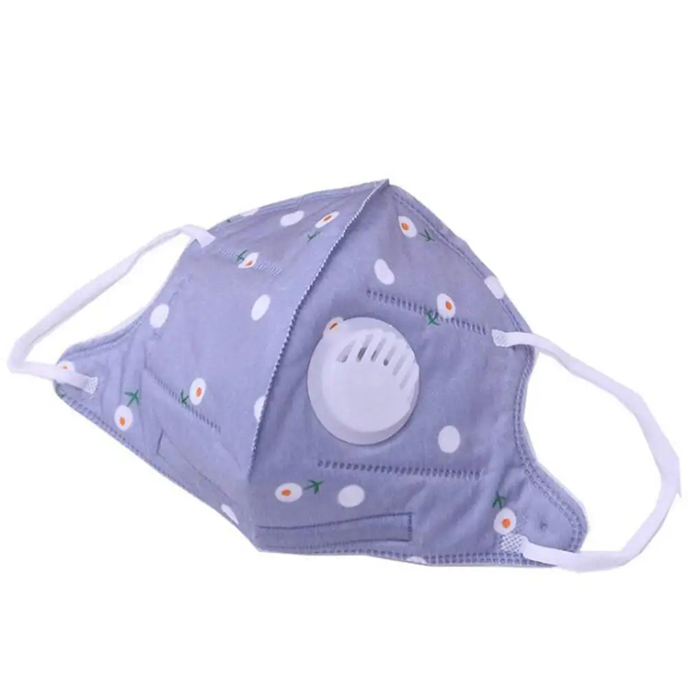 

MISSKY 2pcs/set Women Men Mask Disposable Respirator Non-woven Cloth Dust-proof Mask with Valve