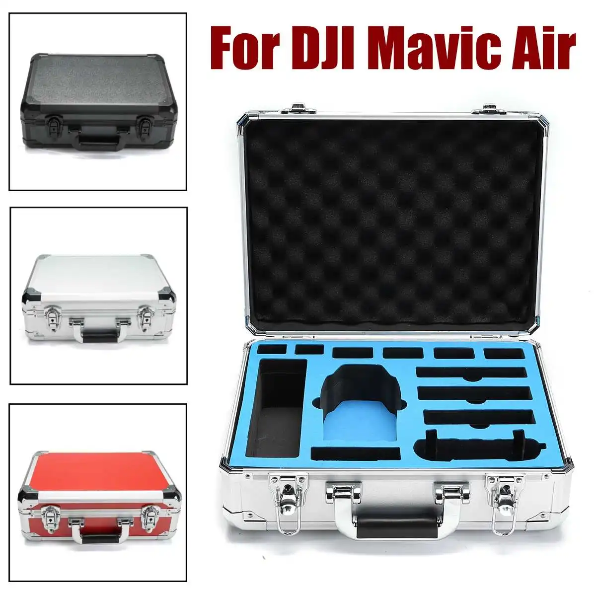 

a black red silver platinum color lightweight Waterproof Hard Shell Handbag Carrying Bag Storage Case For DJI Mavic Air Drone