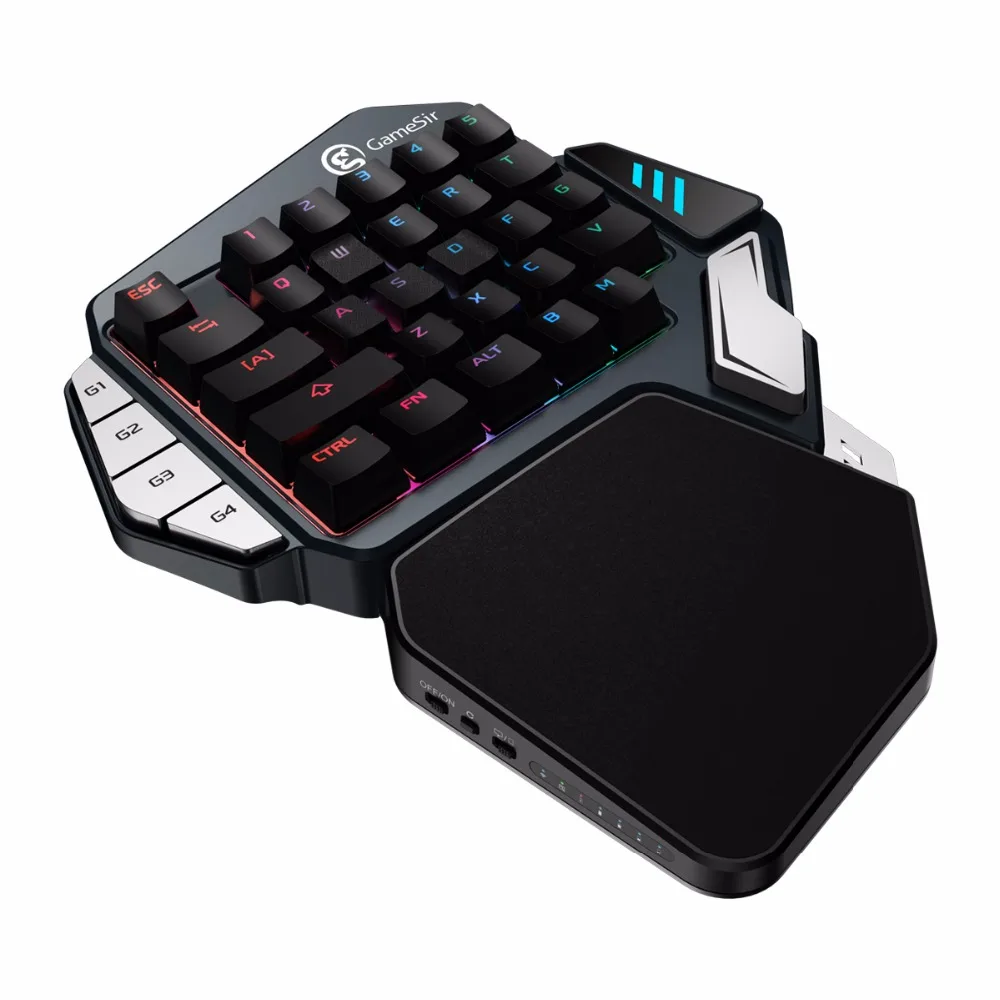  GameSir Z1 BattleDock Gaming Kailh Keypads for AoV Mobile Legends Pubg FPS game Cherry MX Blue mech