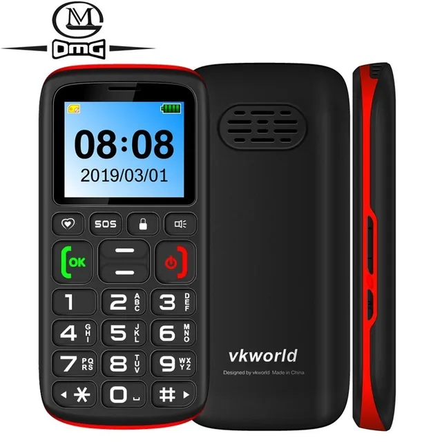 Best Price VKworld Z3 Russian Keyboard mobile phone 1.77inch FM Senior Kids  Dual SIM Unlock Louder Speaker SOS Mini  Elderly cell phones