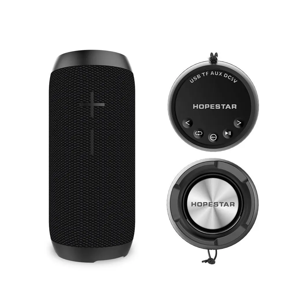 HOPESTAR P7 Портативный беспроводной водонепроницаемый Bluetooth динамик Ipx6 Колонка коробка бас мини сабвуфер стерео громкий динамик зарядка Mobil