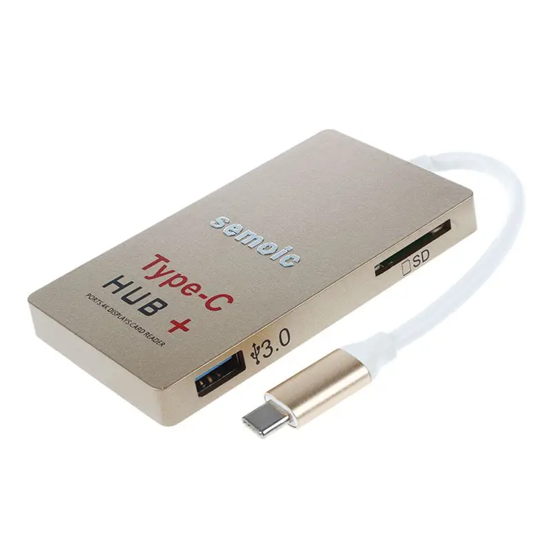 

semoic USB 3.1 Type-C turn 4K HDMI USB 3.0 HUB USB-C Hub