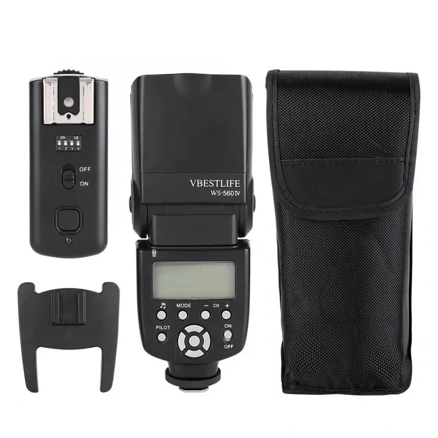 560IV Speedlite Flash Trigger GN50 для Canon/Nikon/Sony A7/ A7 II/ A7S flash camera 2 4G Wireless Master & Group Speedlite|Фотовспышки|