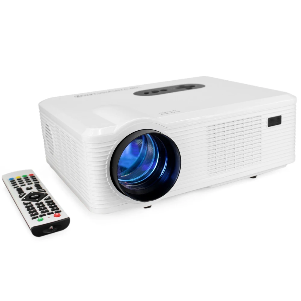 Coolux CL720 LCD العارض HD 1080 P 3000 لومينز 1280X800 بكسل مع التناظرية التلفزيون واجهة متعددة اللغات للترفيه المنزلي