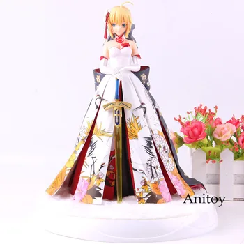 

Anime Fate Stay Night Saber Figure Action Model Toys Kimono Dress Ver. PVC Collection Gift for Girl