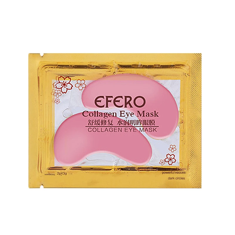 EFERO, 5 пар, кристальная коллагеновая маска для глаз, гелевая повязка для глаз, для удаления морщин, темных кругов, маска для глаз, подушечки для ухода за кожей, TSLM2