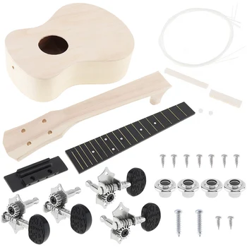 

Irin 23 Inch Ukulele Basswood Diy Kit Concert Hawaii Guitar For Handwork Painting Parents-Child Campaign