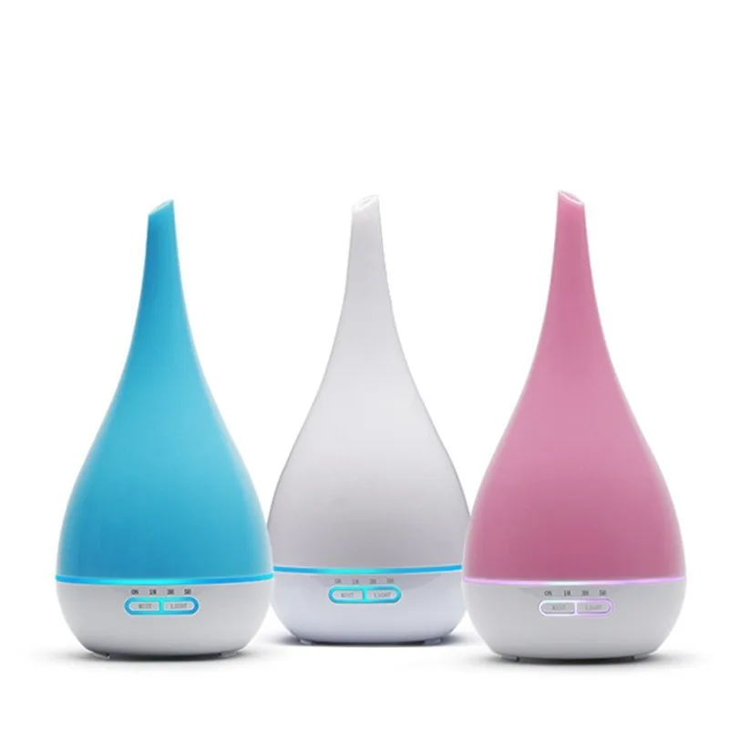 

400ml Air Humidifier Aroma Diffuser Essential Oil Diffuser Humificado Aromatherapy Ultrasonic Mist Maker 7 Color LED Vase Shape