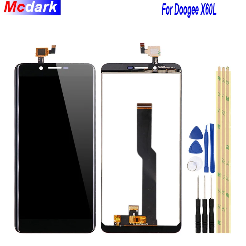 Mcdark 5 дюймов Для Doogee X60L ЖК-дисплей Дисплей и кодирующий преобразователь