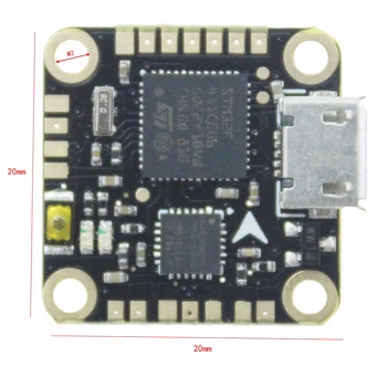

HAKRC F411 2S Flight Control 20X20MM Flight Controller Board OSD LED Strip for FPV Racing Drone DIY Quadcopter Accessory