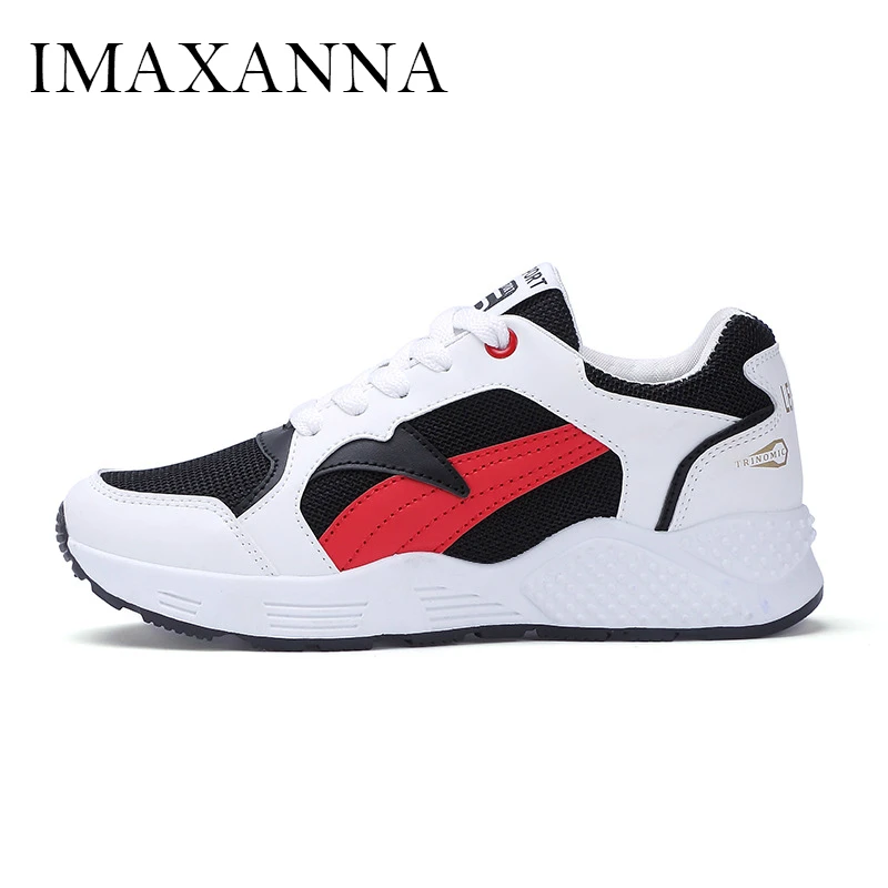 

IMAAXANNA New Running Shoes Women Breathble Summer Leisure Mesh Girl Sneaker Shoe 2019 Comfortable Rubber Chunky Athletic Female
