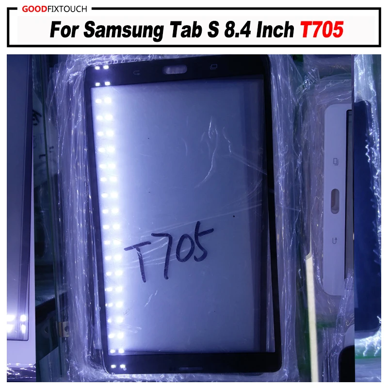 8 4 дюйма для Samsung Tab S T705 передняя внешняя стеклянная линза ремонт сенсорный экран