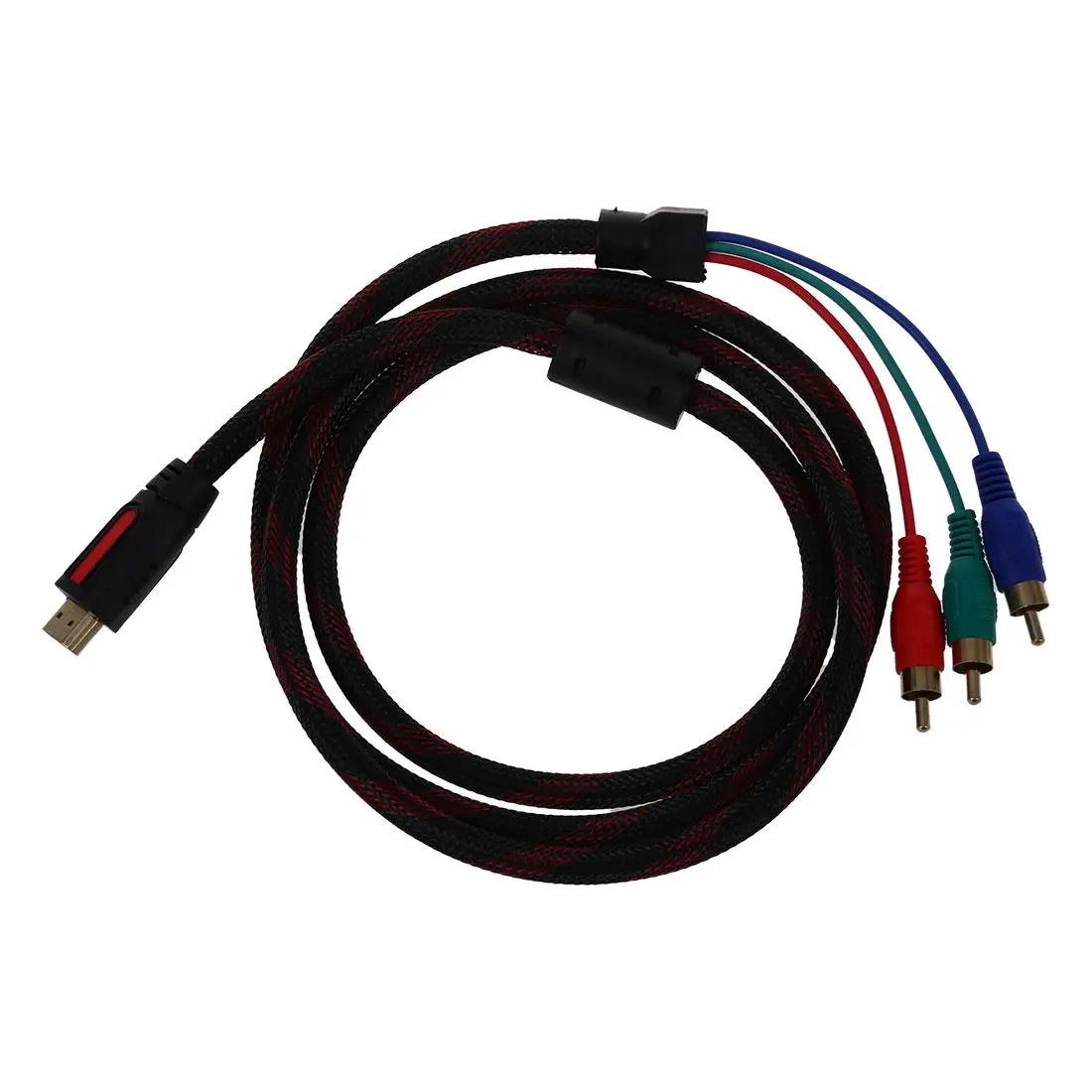 OPQ-1.5m 5ft HDMI к 3-RCA Мужской Аудио-Видео Компонент кабель преобразования для HDTV 1080P