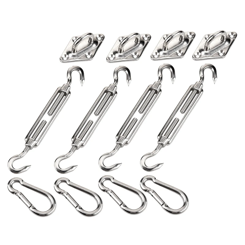 

Awning Attachment Set Heavy Duty Sun Shade Sail Installation Stainless Steel Hardware Kit For And Square Rectangle Sun Sail Fi