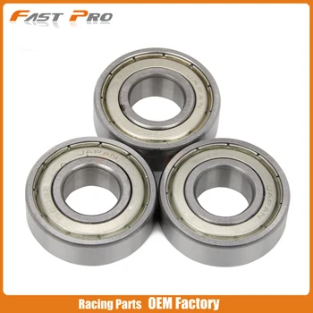 

Motorcycle 3pcs Rear Hub Steering Roller Bearings For KX80 KX85 KX100 KX 80 85 100 1998 1999 2000 2001 2002 2003 2004 2005-2015