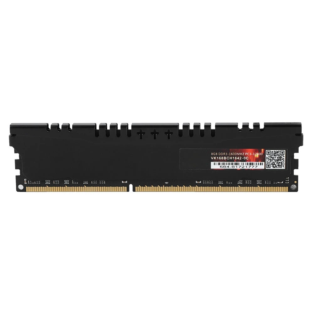 

8GB Large Capacity DDR3 Memory RAM 1600MHz Fast Data Transmission DDR3 RAM for Desktop Computer