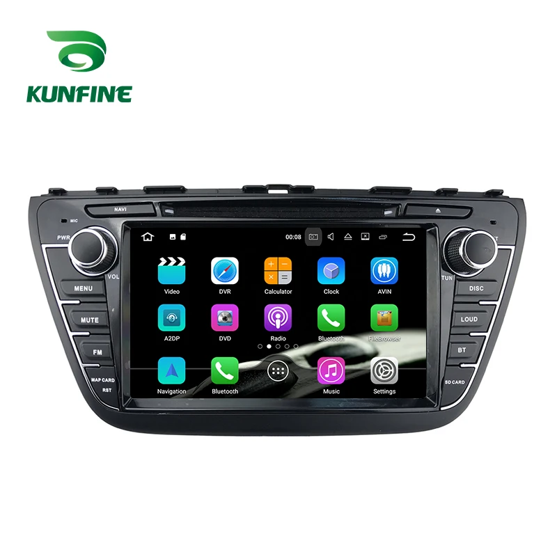 Android 9 0 Core PX6 A72 Ram 4G Rom 64G автомобильный DVD GPS мультимедийный плеер стерео для SUZUKI S CROSS