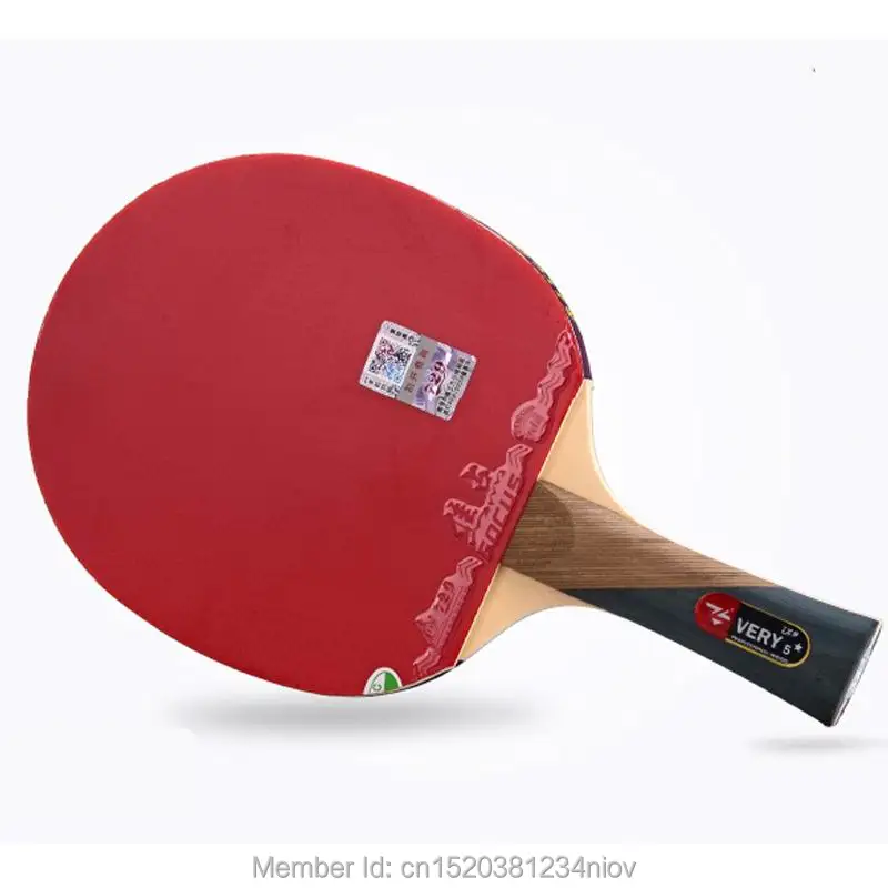 الأصلي 729 النهائي مضرب جدا-5 حلقة مع هجوم سريع تنس طاولة مضرب بينغ بونغ مضرب البثور في لكلا الجانب