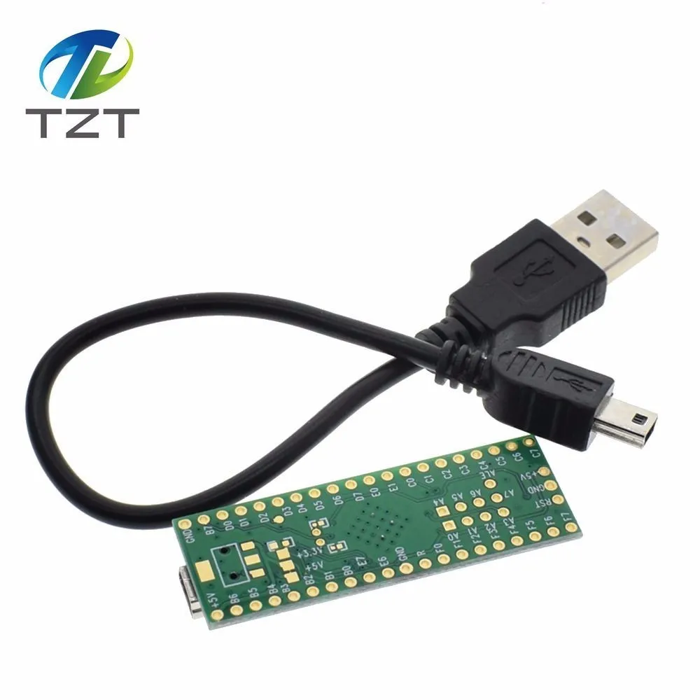 TZT Teensy 2,0++ USB AVR макетная плата ISP U диск клавиатура мышь Экспериментальная плата AT90USB1286 для Arduino