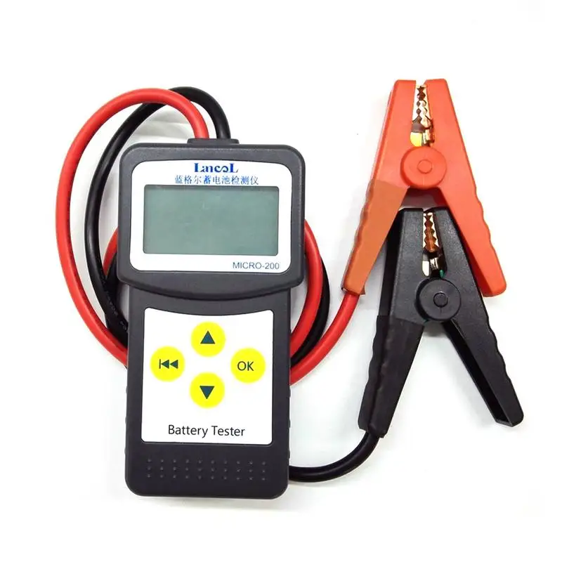 

1PC MICRO-200 Car Battery Tester 12V Aumotive Vehicle NEW Car Battery Tester Auto Battery Measurement Unit Multi-language