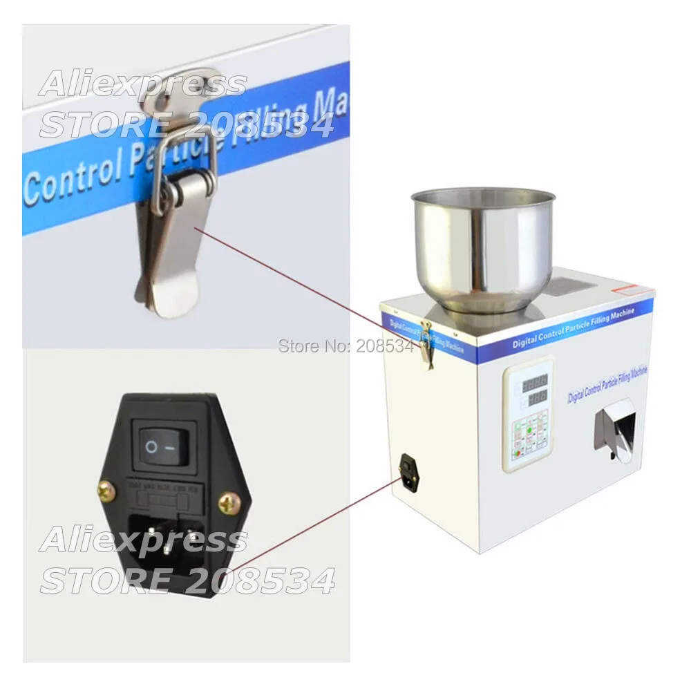 Lowest Factory Price Food racking machine Granular powder medicinal food weighing filling machine seed salt filler 25g