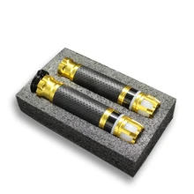 1 пара 7/8 ''22 мм CNC руль мотоцикла ручка с рулем желтый универсальный для большинства моделей мотоциклов