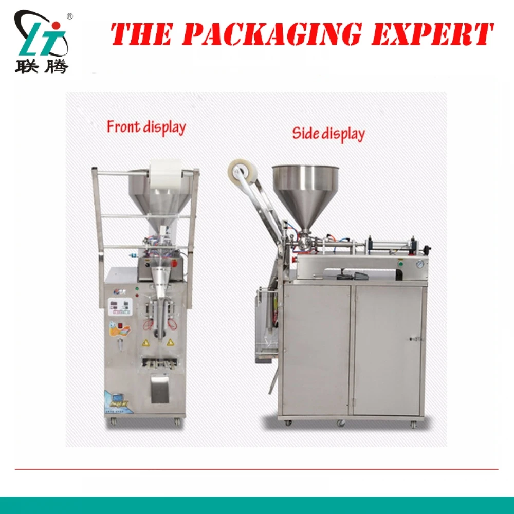 Automatic Condiment Bag Packing Machine Seasoning Sauce Chilli Soy Vinegar Oil Paste Filling And Sealing Free Shipping | Бытовая