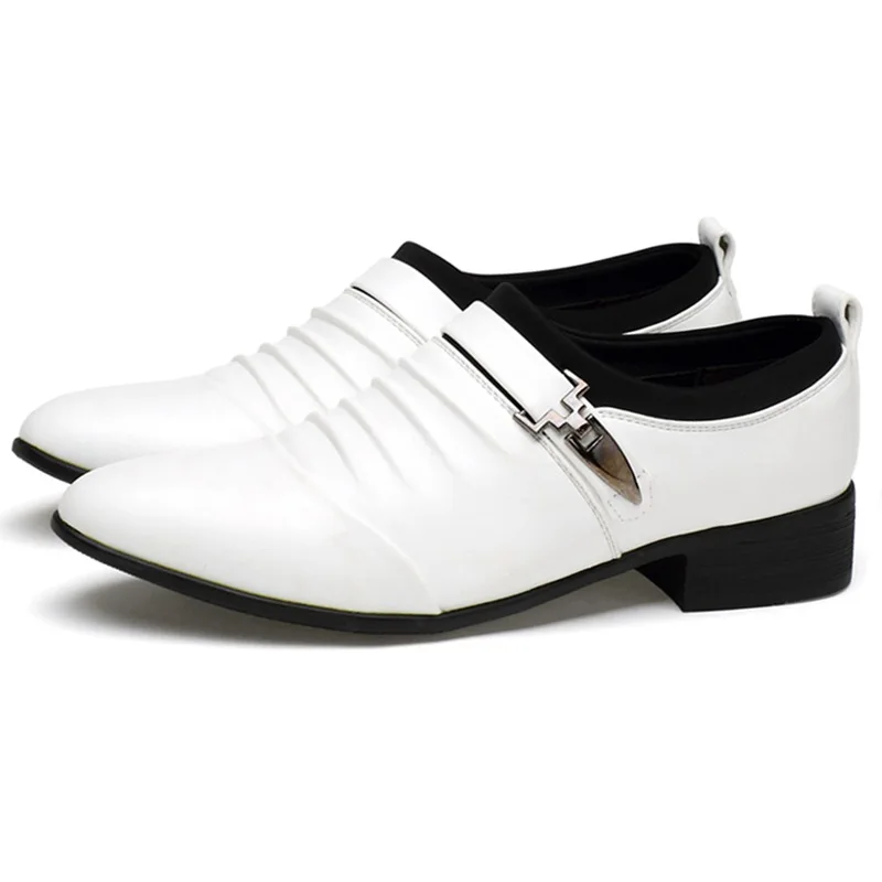 

British Fashion Wedding Flats Shoes Luxury Oxfords Leather Casual Men's Business Suits Men Dress Shoes Artificial Affairs Desi