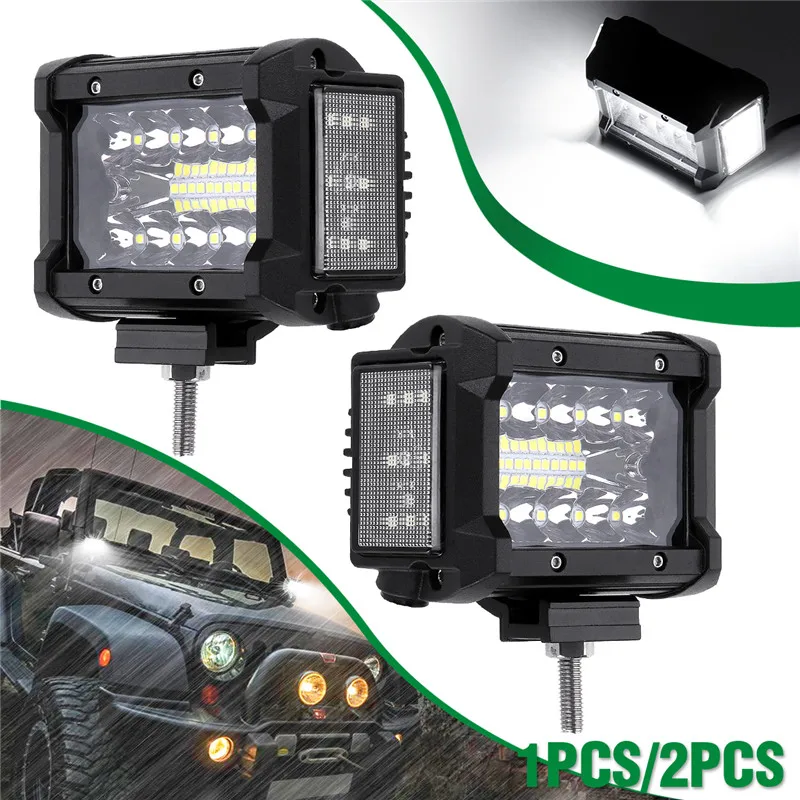 Luminosa para Carro para Bar Fora da Estrada Led de Trabalho Luz de Lateral Polegada 24v Offroad Veículos 4×4 Caminhões Luz 3.5 108w 12v