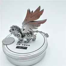 Аниме Manticore 3D из нержавеющей стали головоломки Наборы Разборки съемные фигурки животных Дети DIY головоломки игрушки подарки