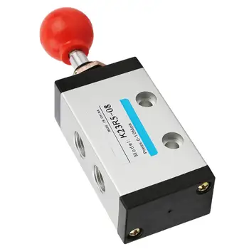 

K23R5-08 G1/4 Hand Push Pull Manual Control Pneumatic Valve 2 Position 3 Way