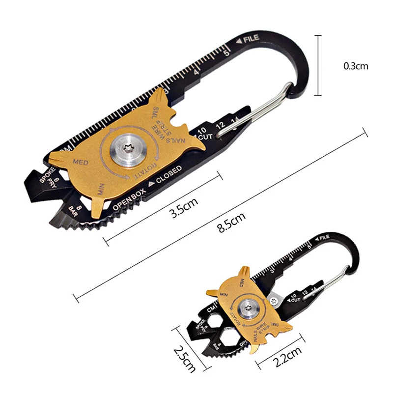 20-в-1 многофункциональный Комбинации инструмент EDC портативный для использования на улице гаджет Портативный EDC портативный брелок для