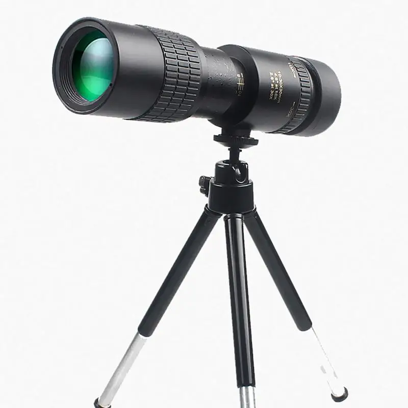 

Monocular Telescope Mobile Phone Camera 10-100x30 7-17 Times HD Waterproof Wide View Zoom Mini Telescope with Tripod