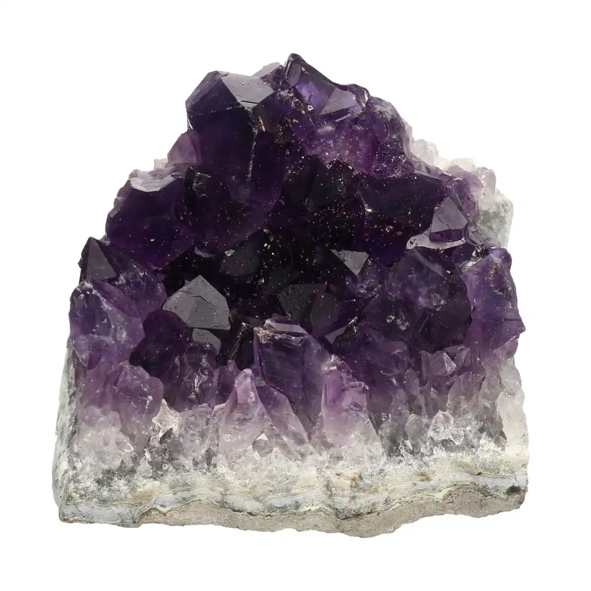 

1Pc 40-60g Natural Amethyst Crystal Quartz Drusy Geode Cluster Healing Stone Home Decoration Ornament Purple Feng Shui Stone