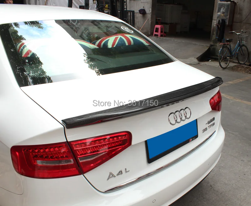 Предназначен для Audi A4 S4 B8.5 спойлера ДЛЯ багажника из углеродного