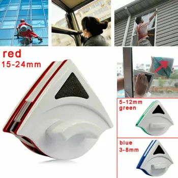 

New Magnet Handle Magnetic Window Double Side Glass Wiper Cleaner Brush Scraper Accessories