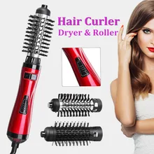 2 в 1 электрическая щетка для завивки волос Авто горячий салон Стайлинг стержень сушильный валик Кудри волны ролик вращающаяся палочка щипцы для завивки воздуходувки