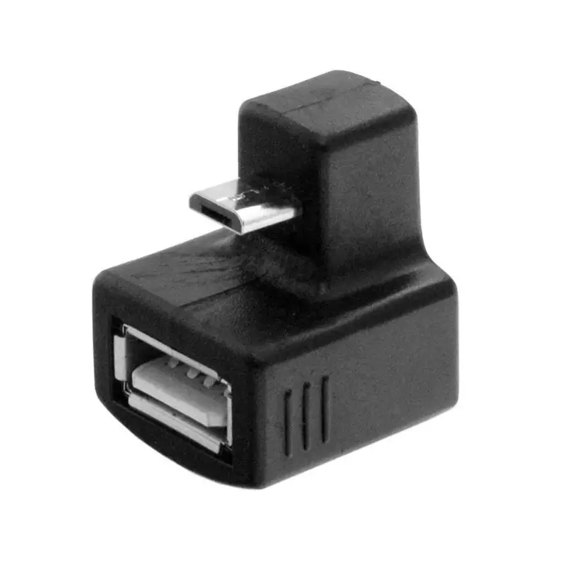 180 градусов вверх прямоугольный мини USB OTG к 2 0 Женский удлинитель адаптер для