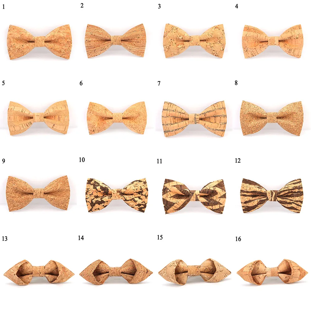 Handmade with geometric design Wedding fashion for men Wooden bow tie Cross