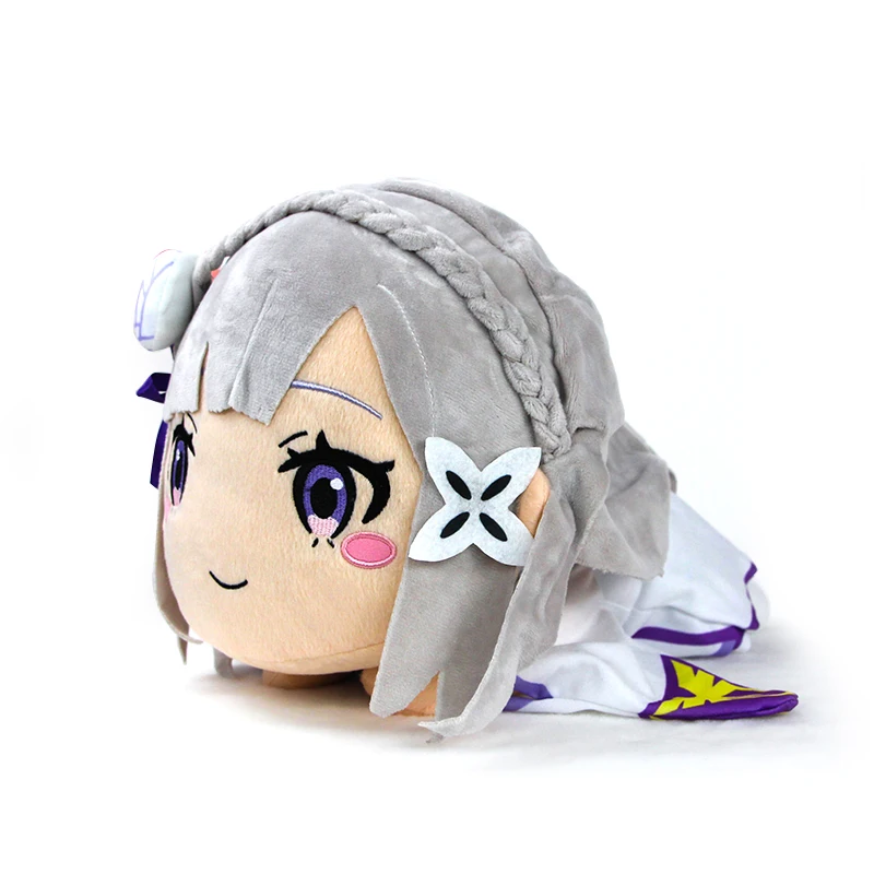 Re Life in a different world от zero Плюшевые игрушки Аниме Rem Ram Emilia милая кукла 42 см косплей
