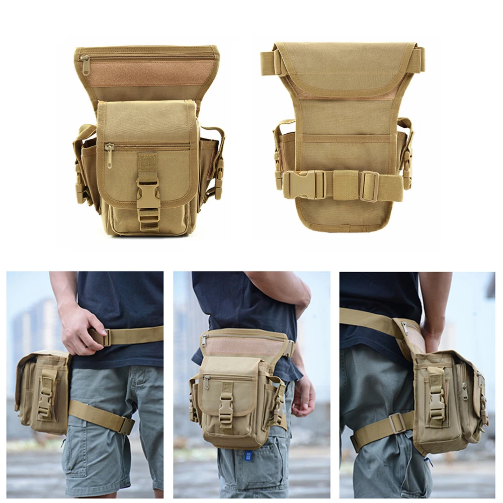 Multi functional Hunting Bags Tactical Drop Leg Bag Waist Belt Hip Bum