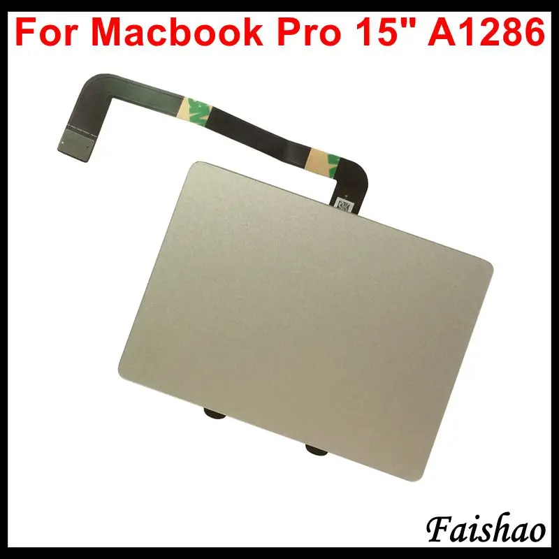 Faishao 5 шт./лот для Apple Macbook Pro 1" A1286 трекпад Сенсорная панель со шлейфом 2009 2010 2011 2012 год Замена