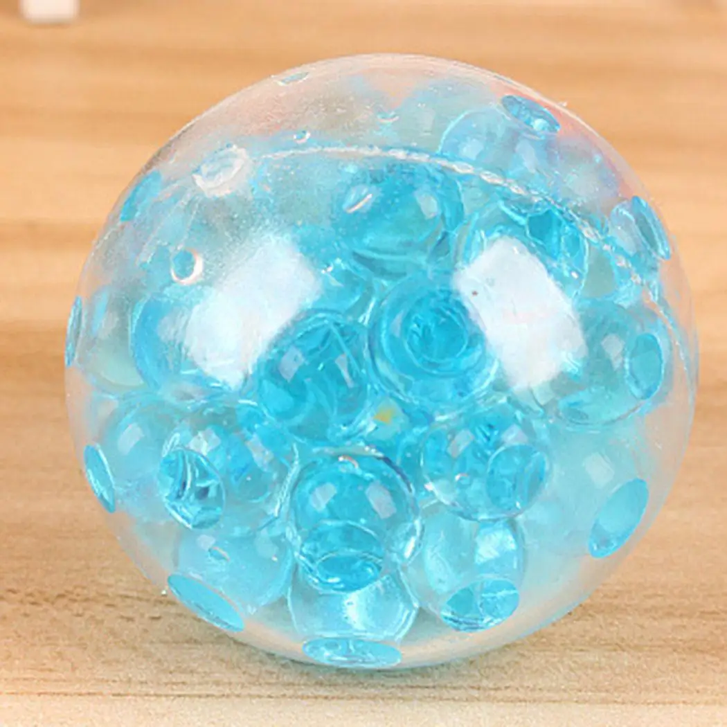 Squishy Bead стресс мяч сенсорные Squeeze Игрушка тревога помощи успокаивающий снять и