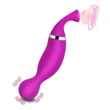 Rechargeable 12 speed Vagina Pump Nipple Sucker Clitoris Pussy Sucking Vibrator Sex Toys For Women Clit Stimulator Wand Massager