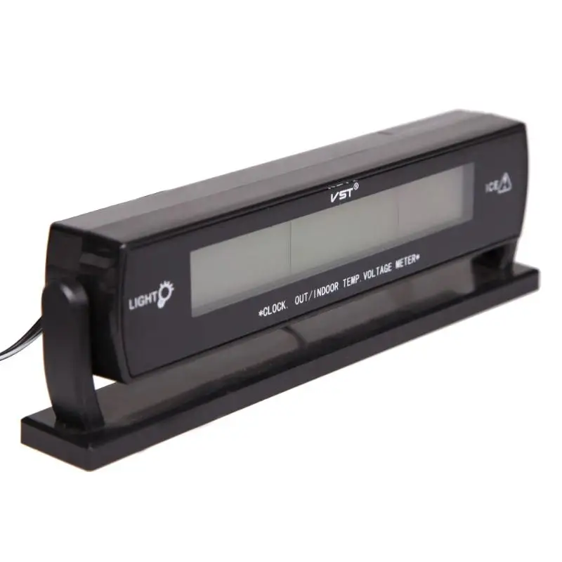 

3 in 1 Multi Function Car Digital Auto Thermometer Voltmeter Alarm Clock Volt Temperature Tester Auto Replacement Parts
