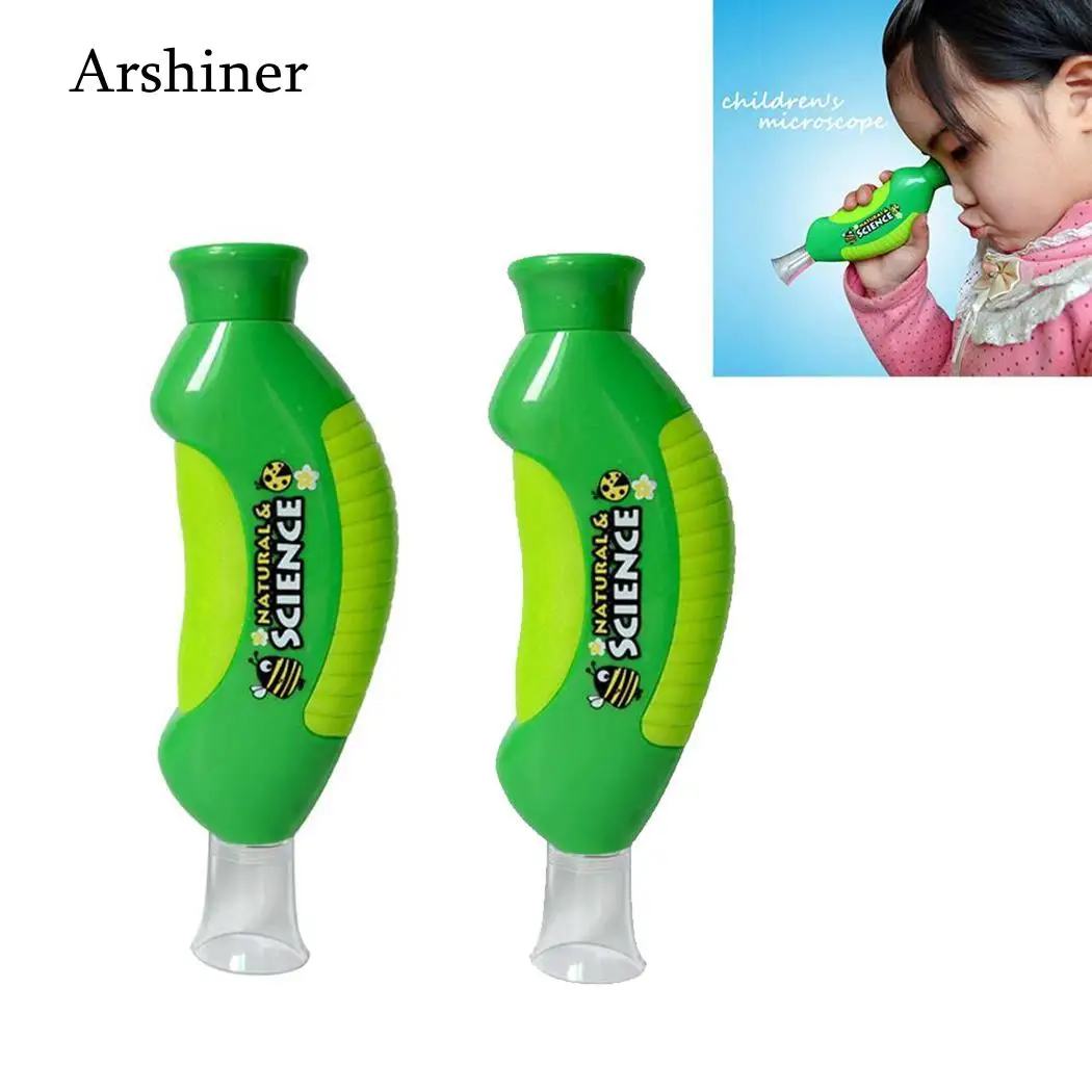 

Kids Biological Microscope Toys Hand Microscope Children Educational Toy Handheld design small lightweight Casual Unisex