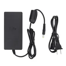 Тонкий адаптер питания шнур Замена США штекер для sony PS2 Playstation 2 70000 90000 консоль черный